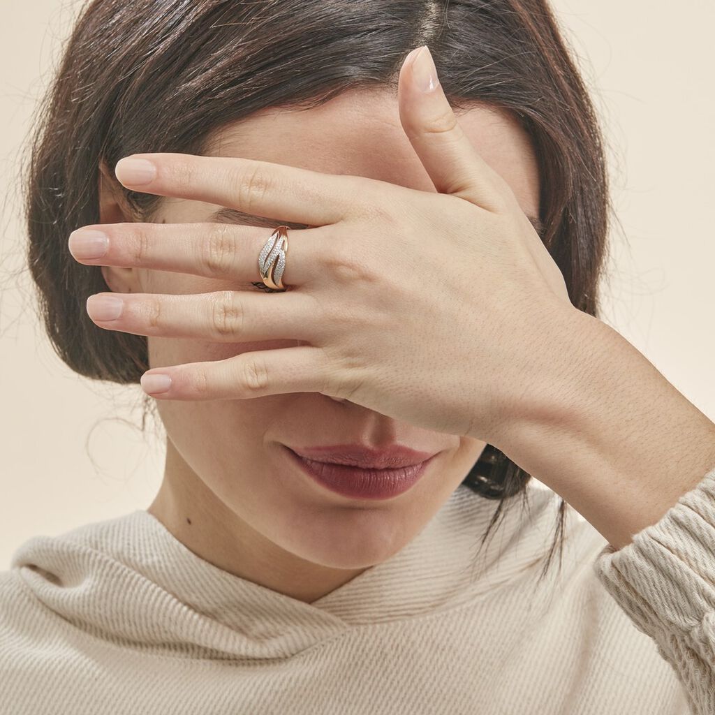 Bague Atlantide Or Jaune Diamant - Bagues avec pierre Femme | Histoire d’Or