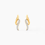 Boucles D'oreilles Puces Callum Or Jaune Diamant - Boucles d'oreilles pendantes Femme | Histoire d&rsquo;Or