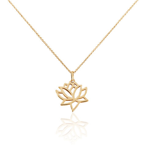 Collier Fuji Plaqu&eacute; Or Jaune - Colliers fantaisie Femme | Histoire d&rsquo;Or