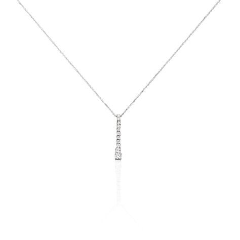 Collier Riviera Or Blanc Diamant - Colliers Femme | Histoire d’Or