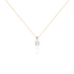 Collier Micheline Or Bicolore Oxyde De Zirconium - Colliers Femme | Histoire d&rsquo;Or