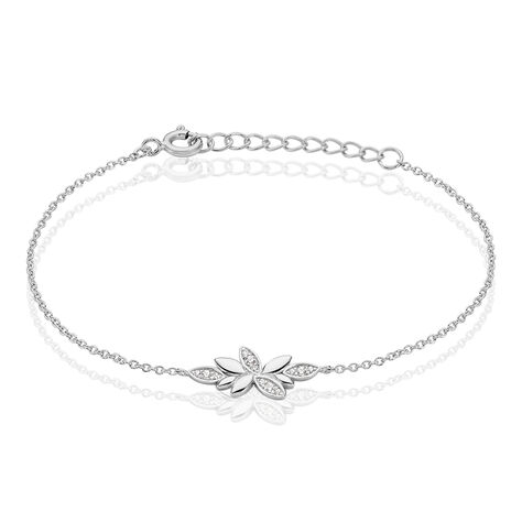 Bracelet Cesarine Argent Blanc Oxyde De Zirconium - Bracelets Femme | Histoire d’Or