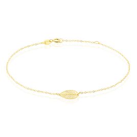 Bracelet Gillian Or Jaune - Bracelets Plume Femme | Histoire d’Or