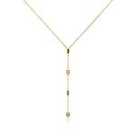 Collier Angelica Plaque Or Jaune Oxyde De Zirconium - Colliers Femme | Histoire d&rsquo;Or