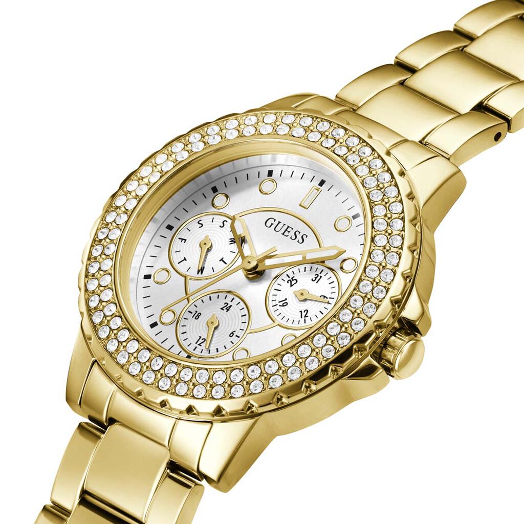 Montre Guess Crown Jewel Blanc - Montres Femme | Histoire d&rsquo;Or