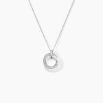 Collier Grizzel Argent Blanc Oxyde De Zirconium - Colliers fantaisie Femme | Histoire d&rsquo;Or