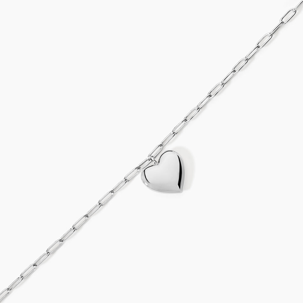 Bracelet Kiss Me Argent Blanc - F&ecirc;te des m&egrave;res Femme | Histoire d&rsquo;Or