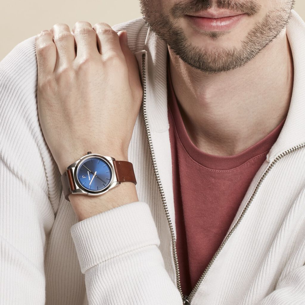 Montre Pierre Lannier Candide Bleu - Montres Homme | Histoire d’Or