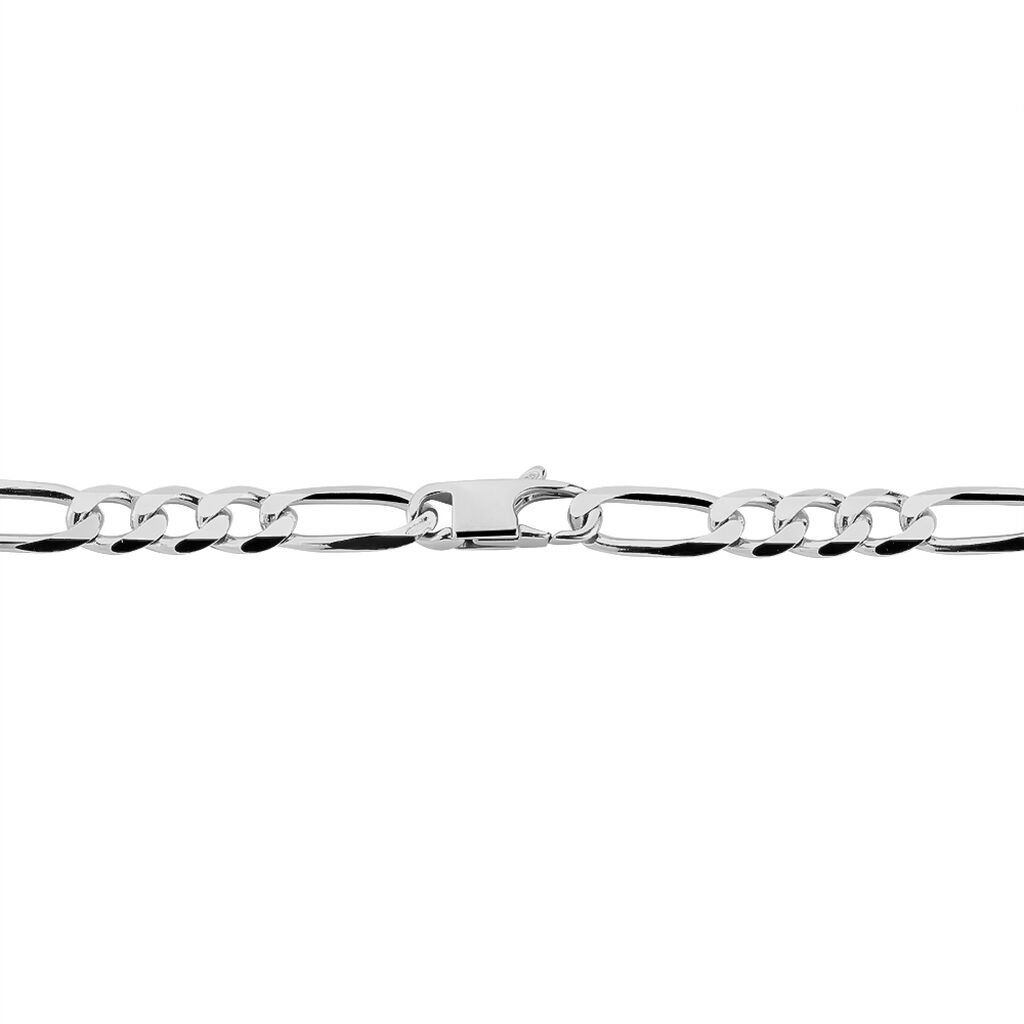 Collier Vivian Argent Blanc - Chaines Homme | Histoire d’Or