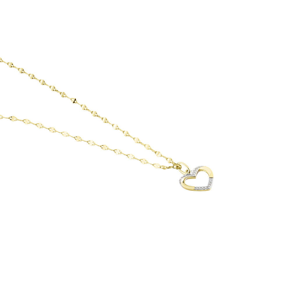 Collier Kalliope Jaune Diamant Blanc - Colliers Femme | Histoire d’Or