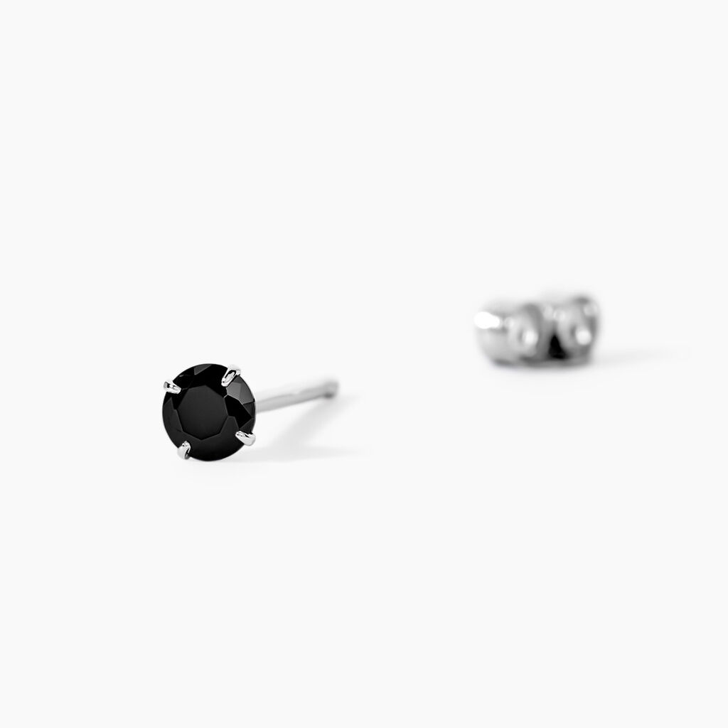 Boucle D'oreille Puce Unitaire Niels Argent Blanc Oxyde De Zirconium - Piercings d'oreilles Homme | Histoire d&rsquo;Or