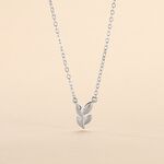 Collier Fedya Argent Blanc - Ras de cou Femme | Histoire d&rsquo;Or