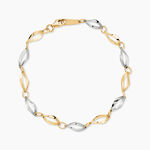 Bracelet Alejo Maille Fantaisie Or Bicolore - Bracelets Femme | Histoire d&rsquo;Or