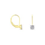 Boucles D'oreilles Pendantes Or Jaune Jonelle Diamants - Boucles d'oreilles pendantes Femme | Histoire d&rsquo;Or