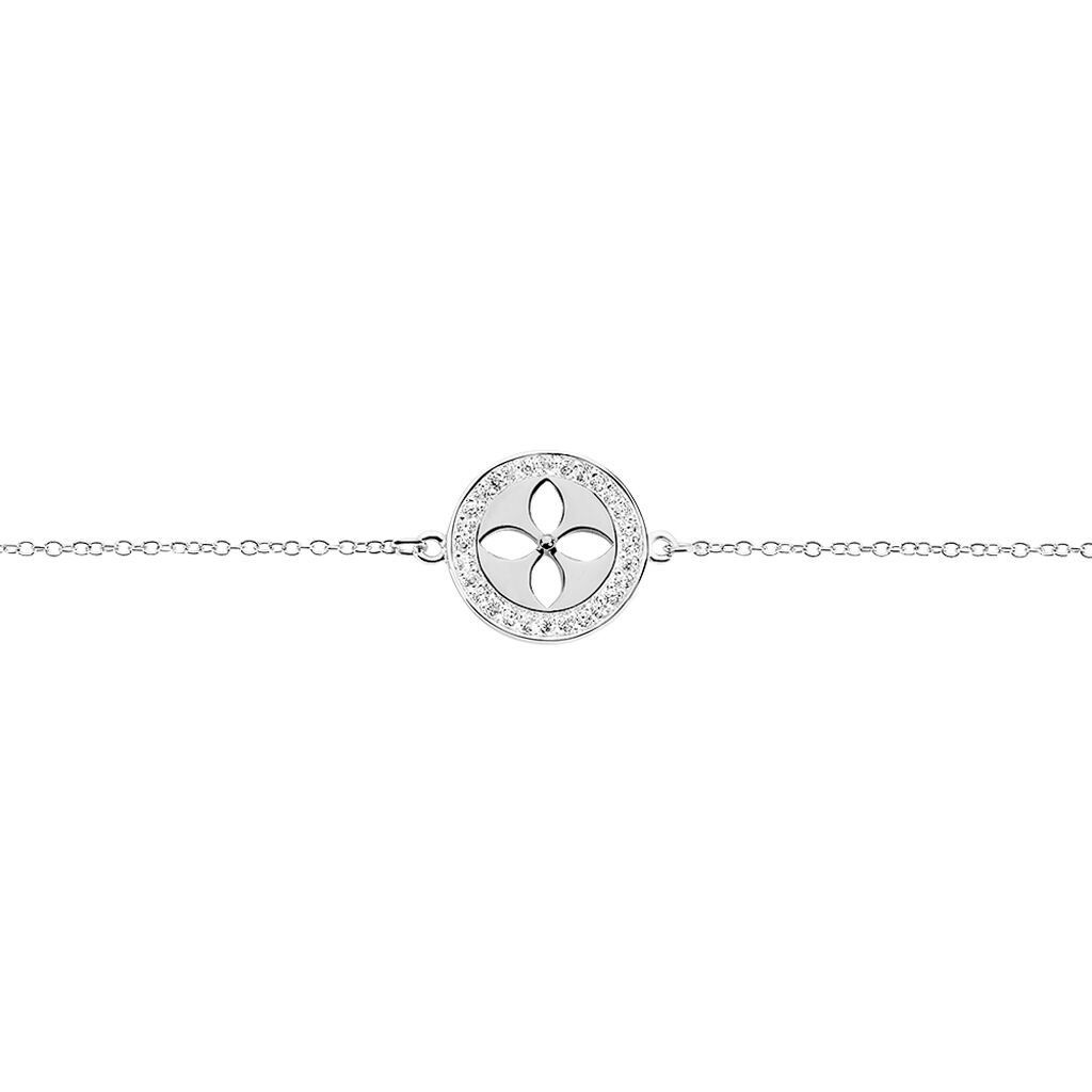 Bracelet Ema Argent Blanc Oxyde De Zirconium - Bracelets fantaisie Femme | Histoire d’Or
