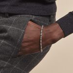 Bracelet Argent Venturin Email - Bracelets Homme | Histoire d&rsquo;Or