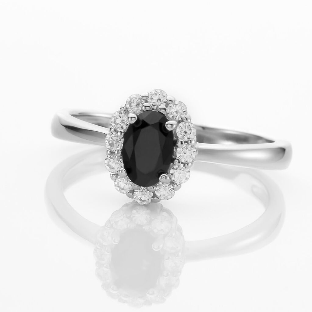 Bague Solitaire Eulalio Argent Blanc Oxyde De Zirconium - Bagues solitaires Femme | Histoire d’Or