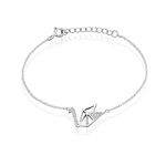 Bracelet Origami Argent Blanc Oxyde De Zirconium - Bracelets Femme | Histoire d&rsquo;Or