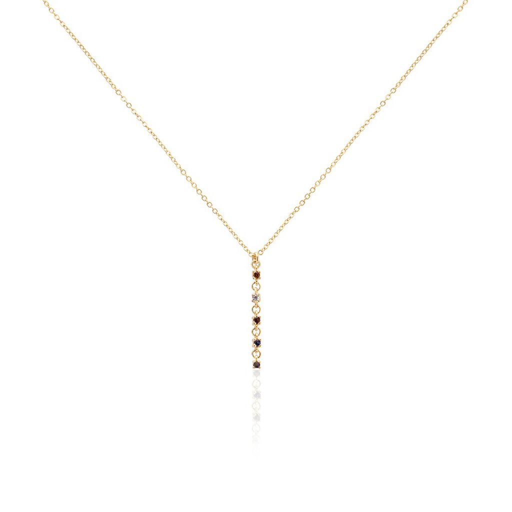 Collier Céphée Plaqué Or Doré Oxyde De Zirconium - Colliers Femme | Histoire d’Or