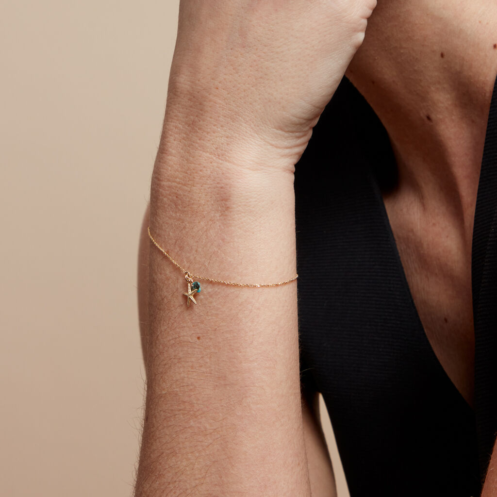 Bracelet Under The Sea Or Jaune Turquoise - Bracelets Femme | Histoire d’Or
