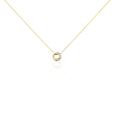 Collier Daphnee Or Tricolore Diamant - Colliers Femme | Histoire d’Or