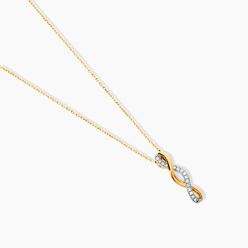 Collier Nucia Or Jaune Diamant - Colliers Femme | Histoire d&rsquo;Or