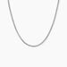 Collier Maille Piato Argent Blanc - Chaines Famille | Histoire d’Or