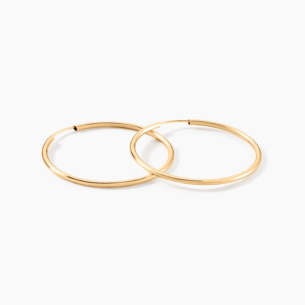 Créoles Valencina Or Jaune - Boucles d'oreilles créoles Femme | Histoire d’Or