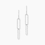 Boucles D'oreilles Pendantes Chiarina Argent Blanc - Boucles d'oreilles fantaisie Femme | Histoire d&rsquo;Or