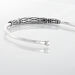 Bracelet Jonc Mike Argent Blanc - Bracelets joncs Homme | Histoire d’Or