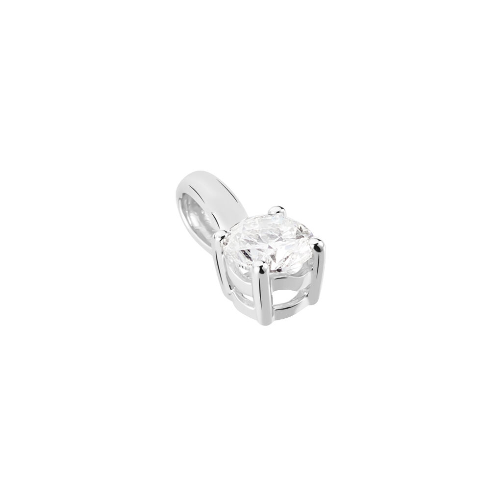 Pendentif Victoria Or Blanc Diamant - Pendentifs Femme | Histoire d&rsquo;Or