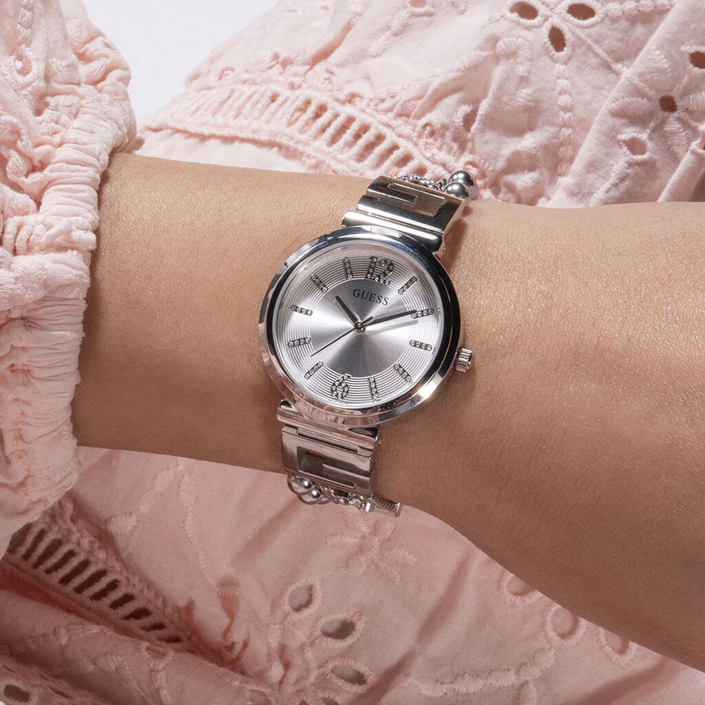 Montre Guess G Cluster Argenté - Montres Femme | Histoire d’Or