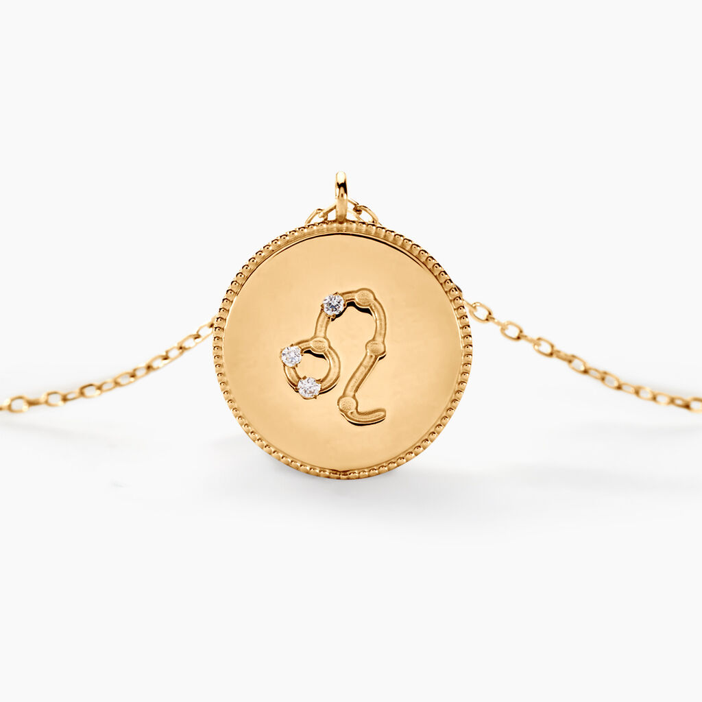 Collier Astrolae Or Jaune Diamant - Colliers Zodiaque Femme | Histoire d’Or