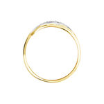 Bague Ester Or Jaune Diamant - Bagues avec pierre Femme | Histoire d&rsquo;Or