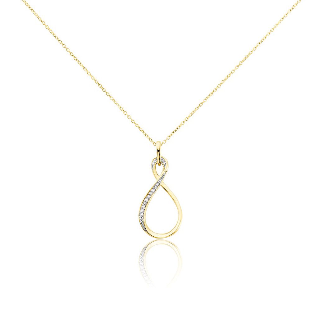 Collier Ilan Or Jaune Diamant