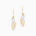 Boucles D'Oreilles Pendantes Sumati Or Jaune Oxyde De Zirconium - Boucles d'oreilles pendantes Femme | Histoire d&rsquo;Or