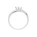 Bague Lines Argent Blanc Oxyde De Zirconium - Bagues solitaires Femme | Histoire d’Or