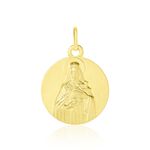 M&eacute;daille Or Jaune Sainte Th&eacute;r&egrave;se - Pendentifs Bapt&ecirc;me Famille | Histoire d&rsquo;Or