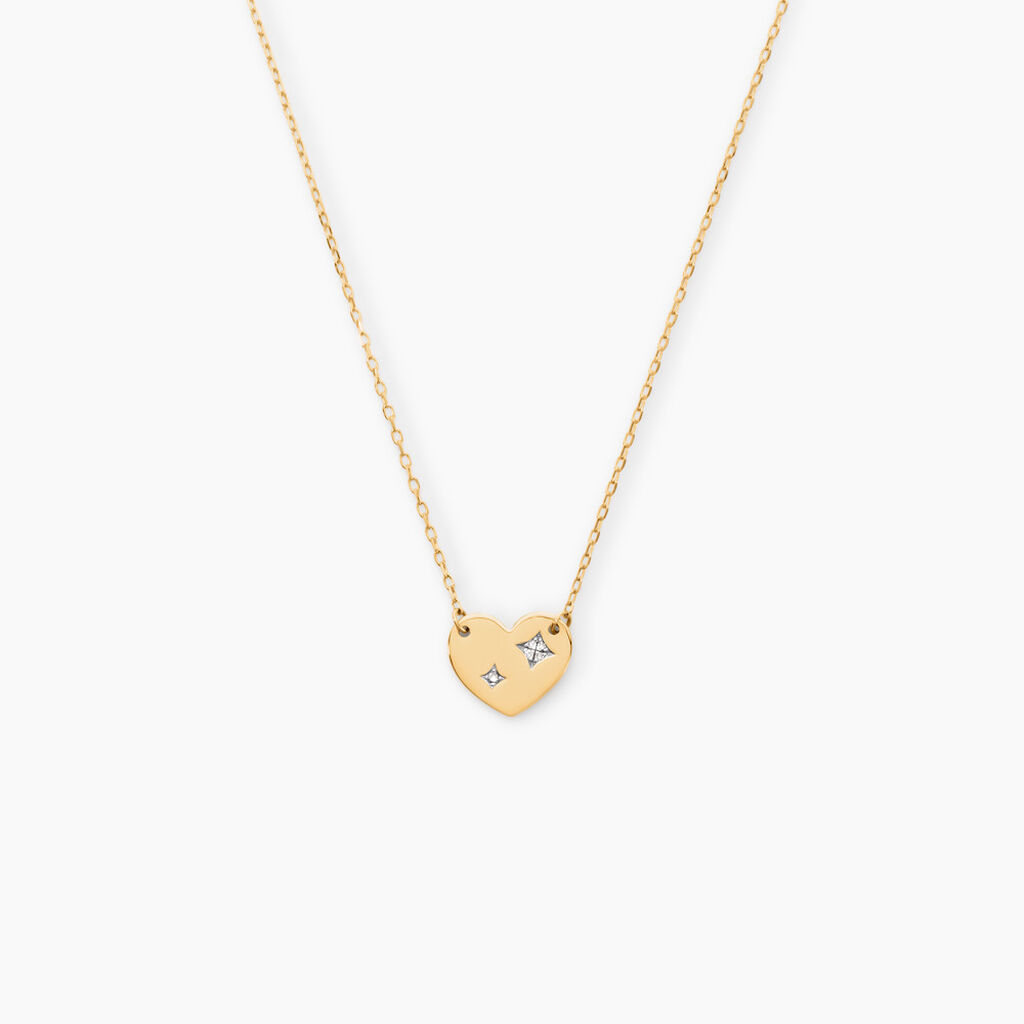 Collier Headley Or Jaune Diamant - Colliers Femme | Histoire d&rsquo;Or