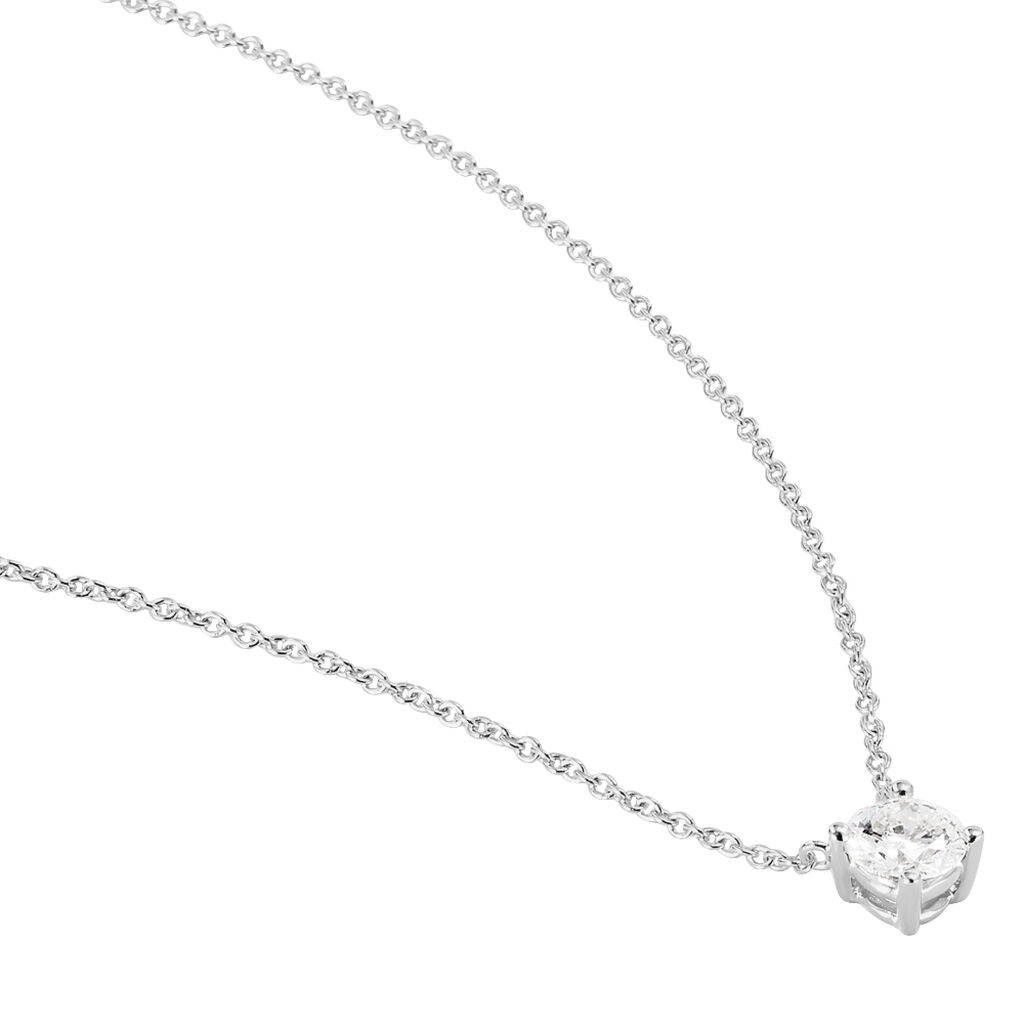 Collier One Or Blanc Diamant - Colliers Femme | Histoire d&rsquo;Or