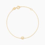 Bracelet Fenton Or Jaune Oxyde De Zirconium - Bracelets Famille | Histoire d&rsquo;Or