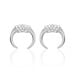 Boucles D'oreilles Puces Corneliana Argent Blanc Oxyde De Zirconium - Boucles d'oreilles fantaisie Femme | Histoire d’Or