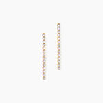 Boucles D'Oreilles Pendantes Ercole Or Jaune Oxyde De Zirconium - Boucles d'oreilles pendantes Femme | Histoire d&rsquo;Or