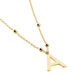 Collier Plaqué Or Jaune Lettra - Colliers fantaisie Femme | Histoire d’Or