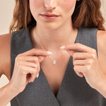 Collier Loa Argent Blanc - Colliers fantaisie Femme | Histoire d&rsquo;Or