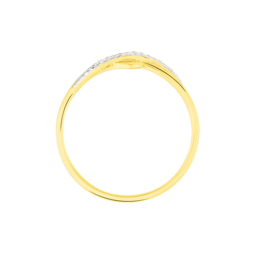 Bague Beata Or Jaune Diamant - Bagues avec pierre Femme | Histoire d’Or