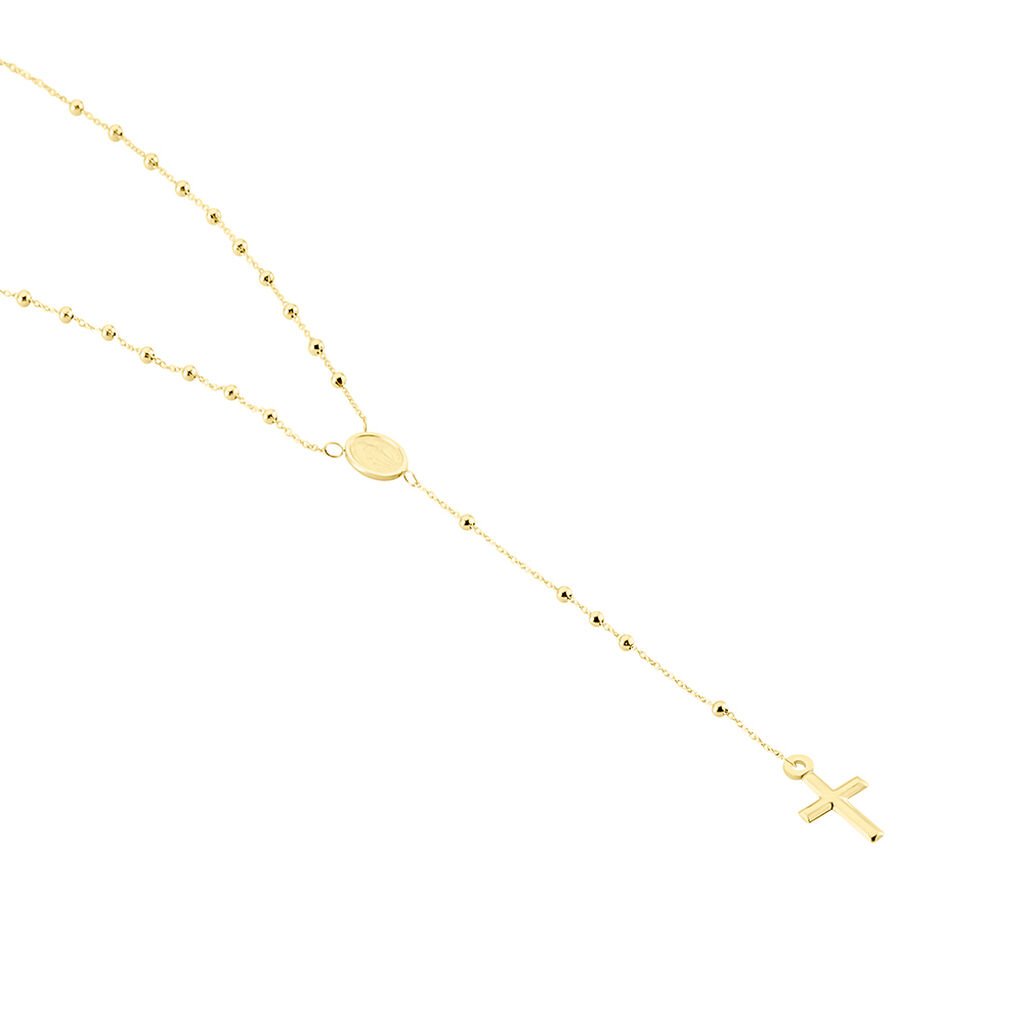 Collier Cleya Or Jaune - Cadeaux de bapt&ecirc;me Famille | Histoire d&rsquo;Or