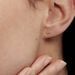 Boucles D'oreilles Puces Doreen Carre Or Jaune Oxyde De Zirconium - Clous d'oreilles Famille | Histoire d’Or