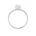 Bague Melyahae Or Blanc Topaze Et Diamant - Bagues solitaires Femme | Histoire d’Or