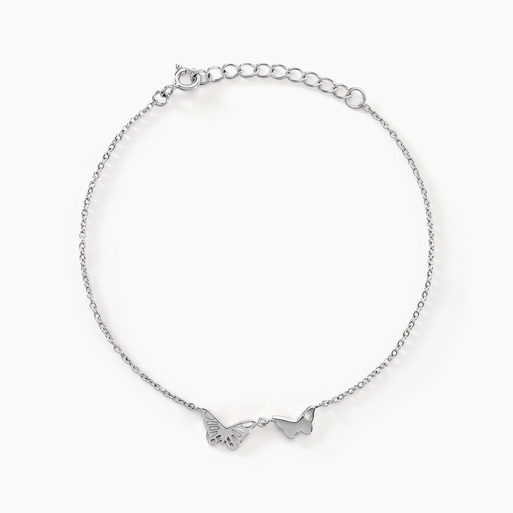 Bracelet Thecla Argent Blanc Oxyde De Zirconium - Bracelets Femme | Histoire d’Or